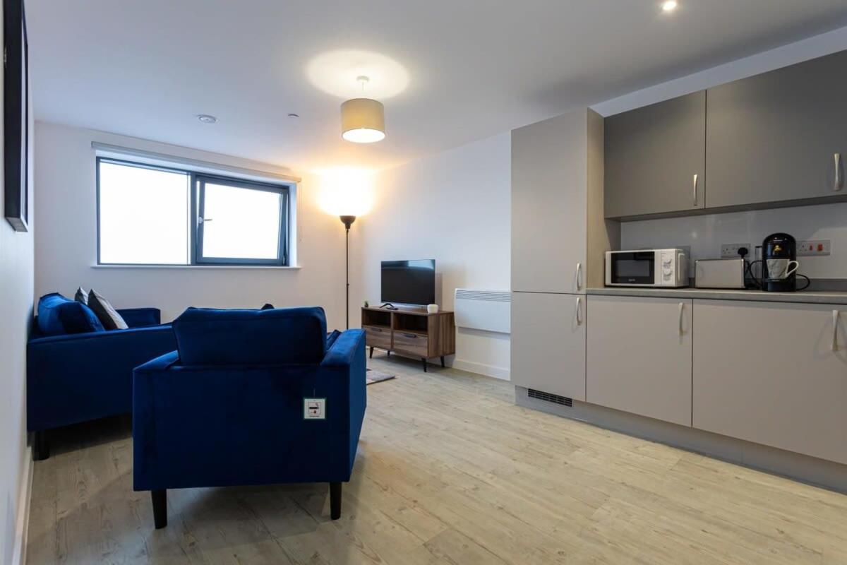 Modern 2 Bed Salford Apartment Stunning Views Mánchester Exterior foto